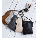 Latico Miller Black Leather Crossbody Handbag