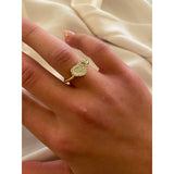 Kathryn Pave Heart Ring