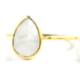 Claire Tear Drop Stone Ring