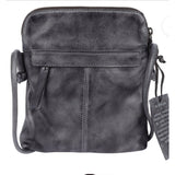 Latico Oat Leather Crossbody Handbag