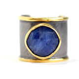Mia Gold Two Toned Vibrant Stone Ring