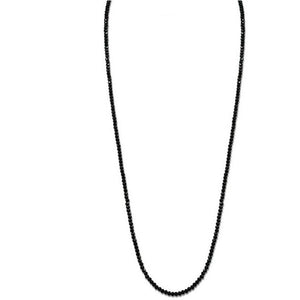 Kayla Black Spinel 30” Long Layer Necklace