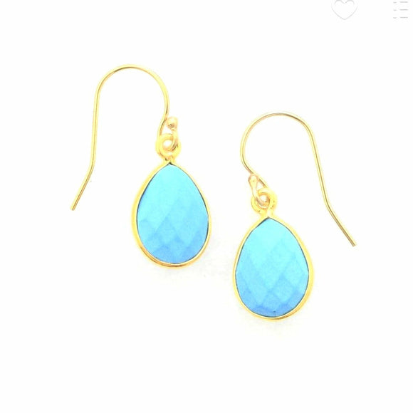 Andi Small Turquoise Dangle Earrings