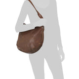 Alonso Leather Brown Tote Handbag