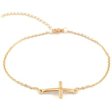 Lauren Gold Large Cross Bracelet