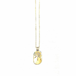 Ablita Gold Star Pendant Chain Necklace
